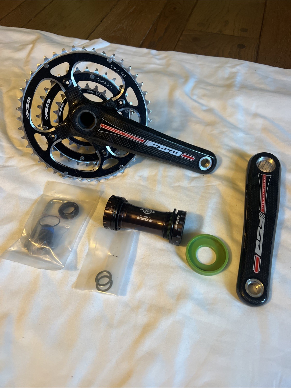 FSA Team Issue ATB Crankset W/mega Exo BB-22/32/44T-175mm