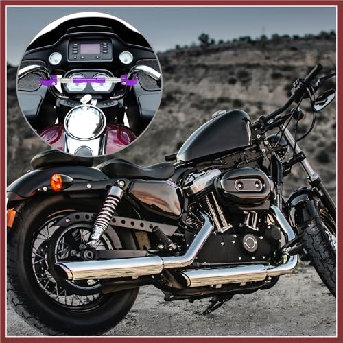 1Set Universal 22mm Purple Motorcycle Balance Bar Aluminum Alloy Crossbar