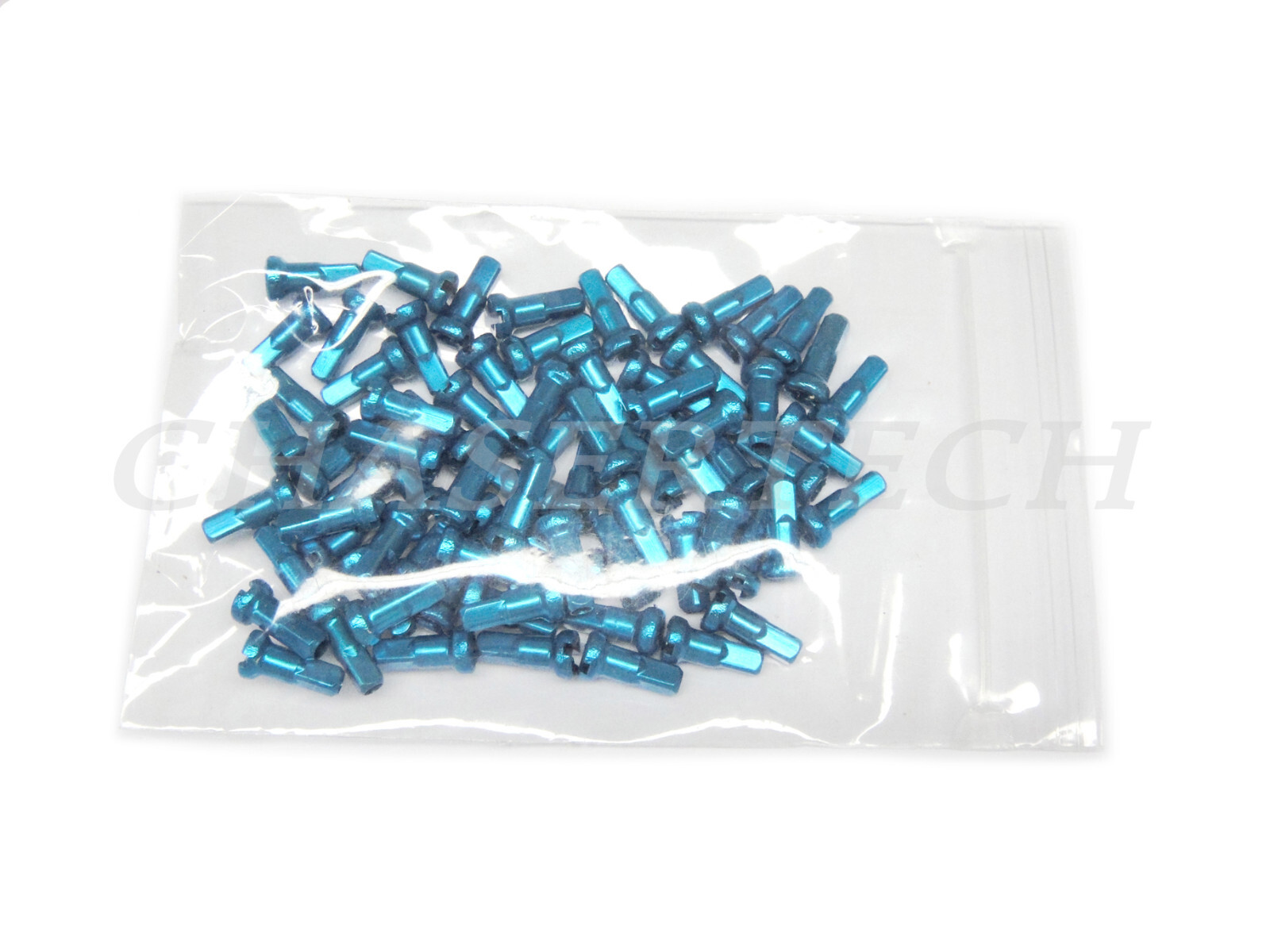 MTB Road BMX Bike 7075 Alloy Spoke Nipples 2.0mm 14G 1/2″ 100 Pcs Aqua Blue
