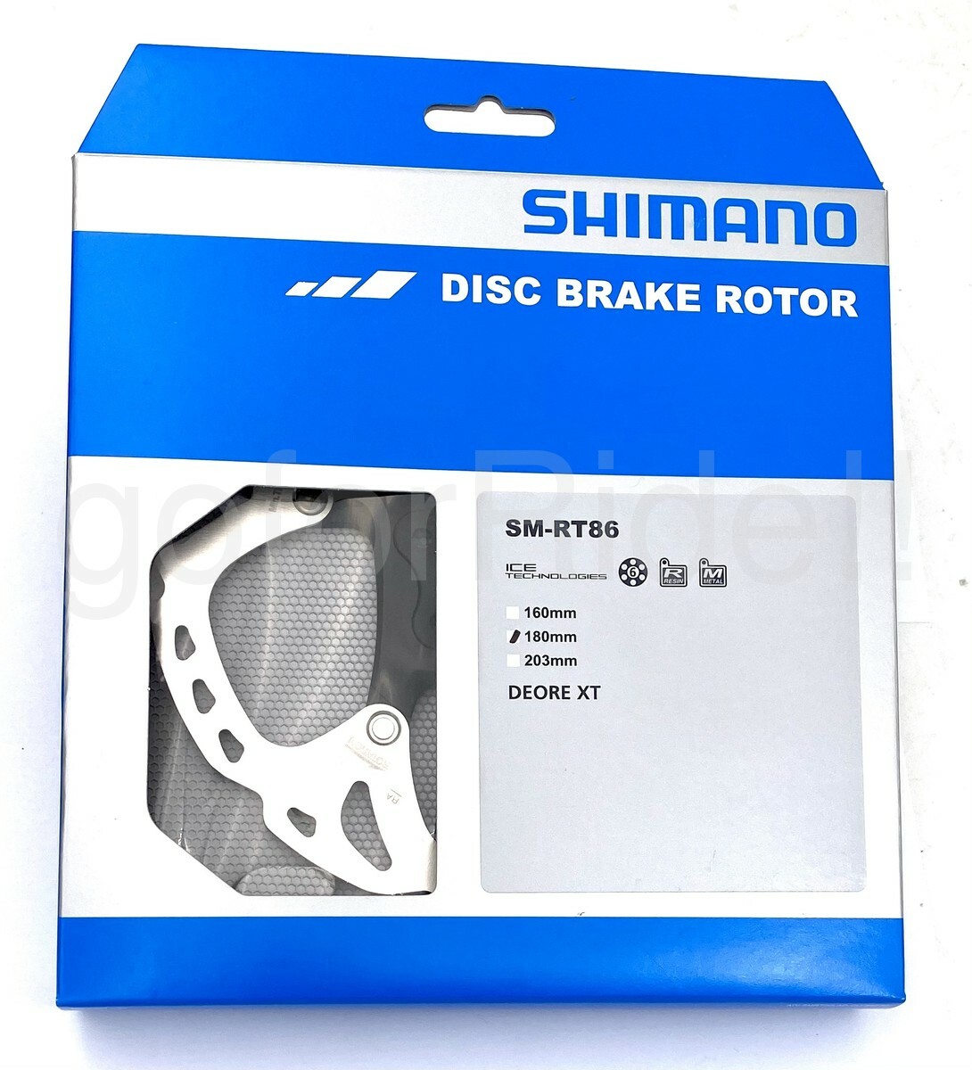 Shimano DEORE XT SM-RT86 180mm MTB Bicycle,eBike Disc Brake Rotor,ICE-TECH New