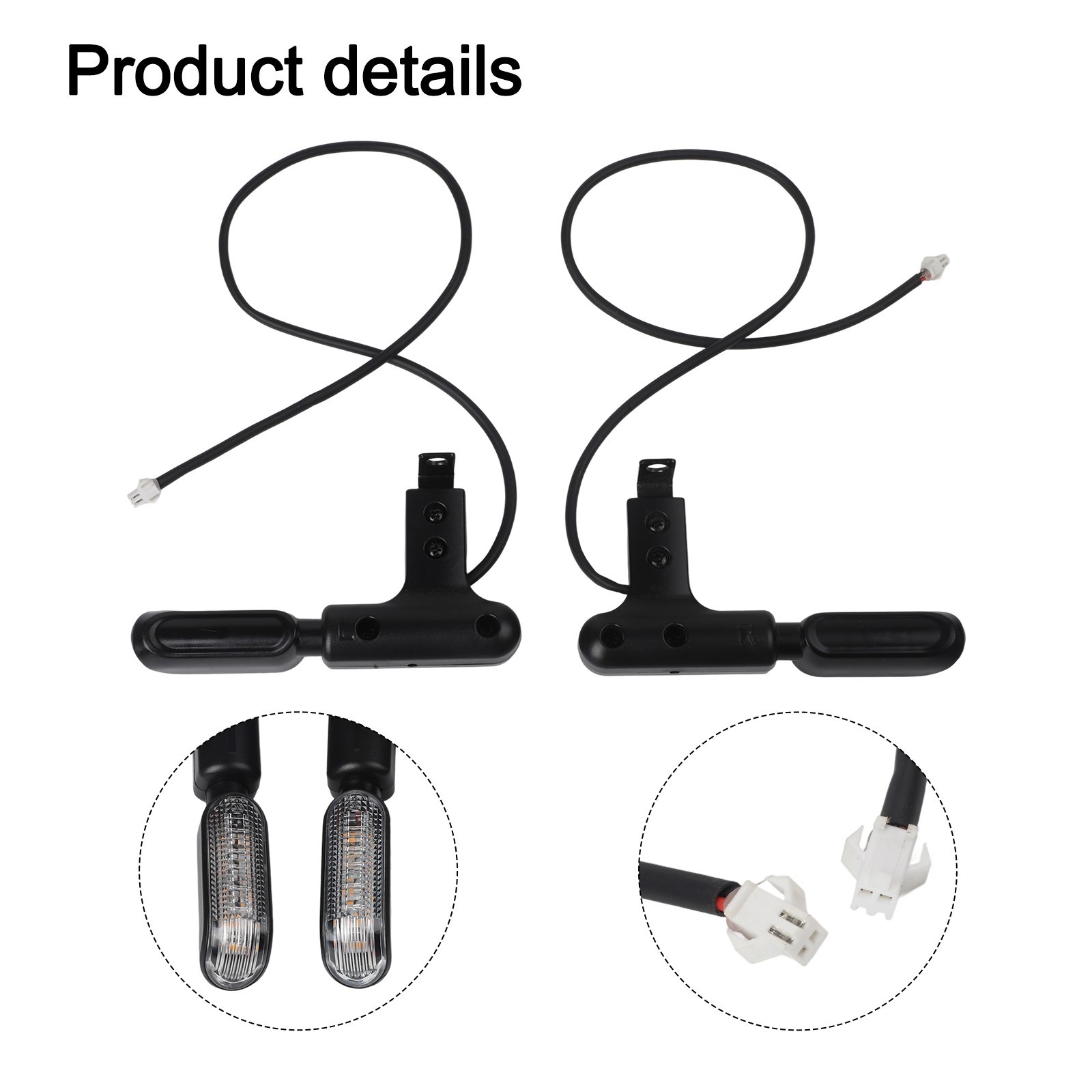 48V 60V 12V Turn Signal Light for Electric Bicycles Convenient Modification