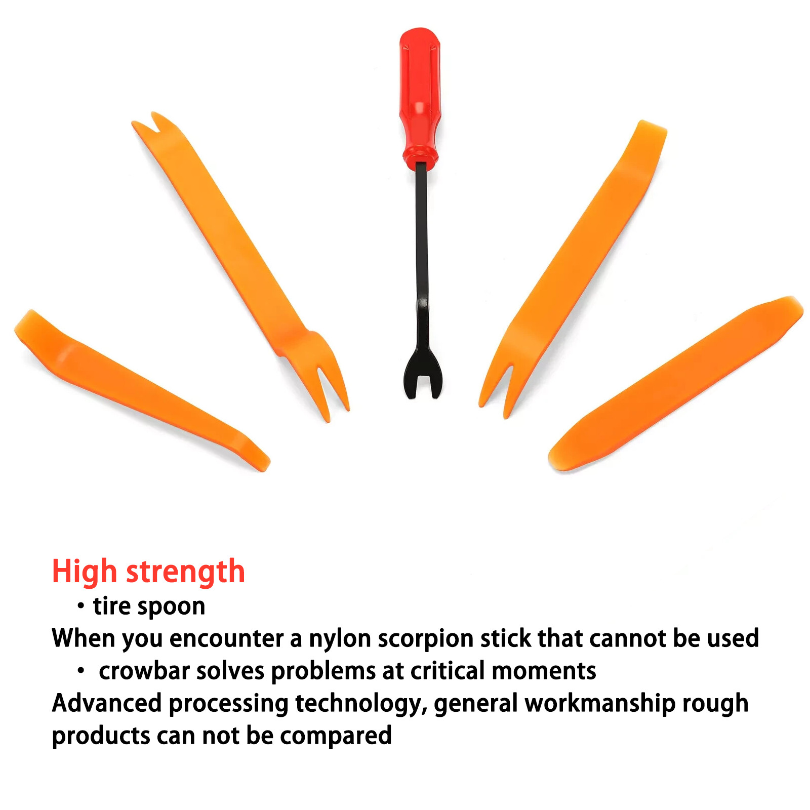 Car Audio Disassembly Tool Plastic Pry Bar Door Interior Clip Rocker Crowbar