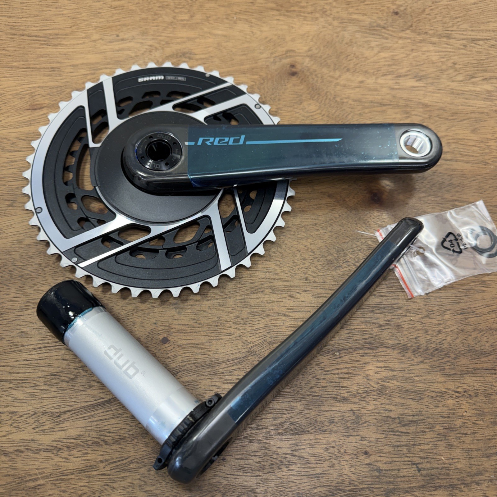 SRAM RED E1 2x Road Gravel Bike Crankset 46-33T FC-RED-E1 170mm Dub SL