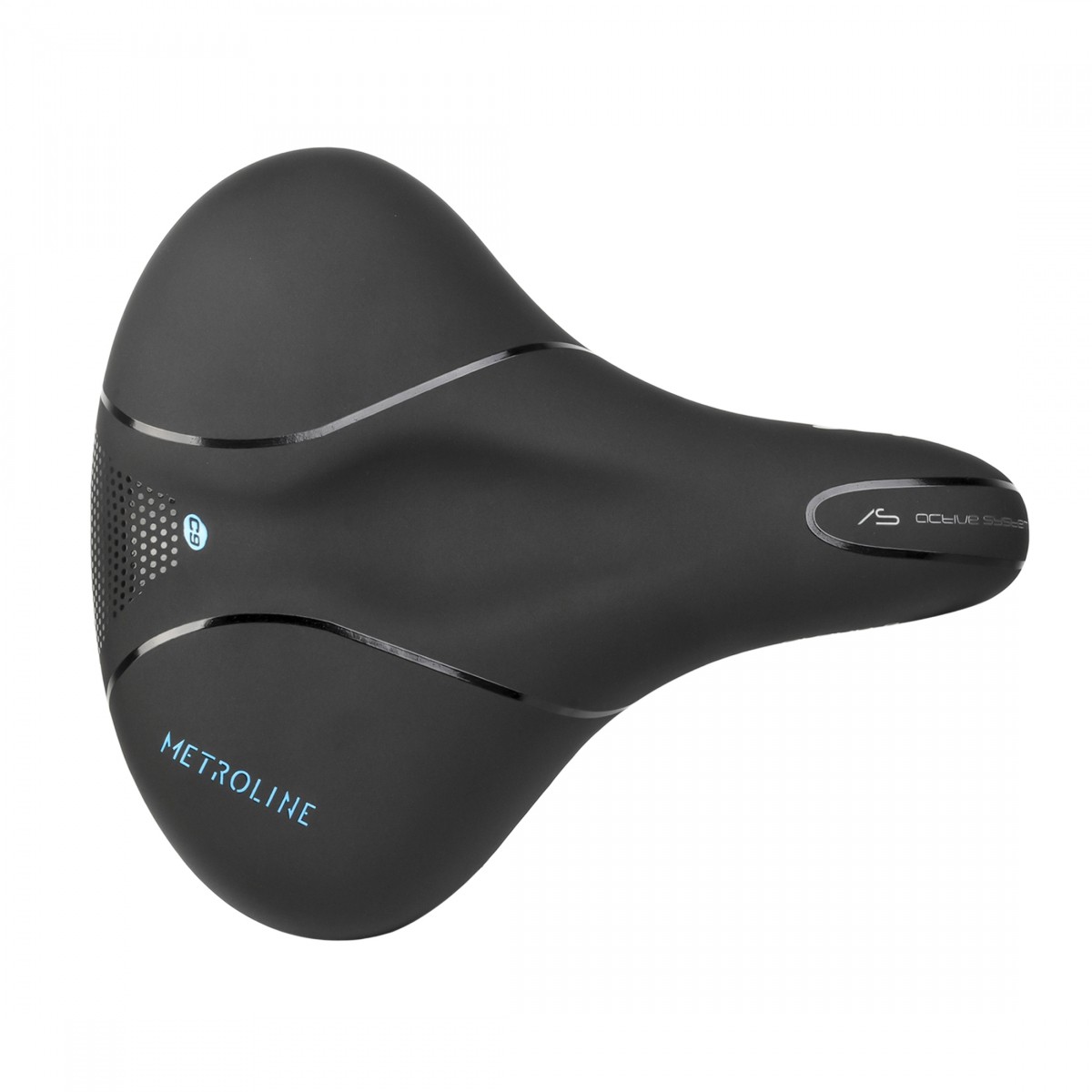 Cloud-9 Metroline Extra Cushion Memory Foam Bicycle Seat Saddle Unisex Black