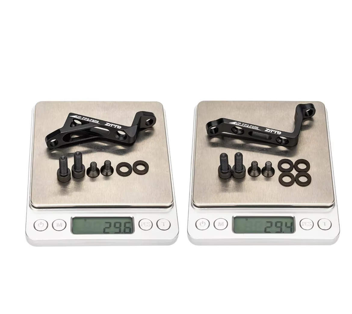 ZTTO MTB Post mount to Flat Mount Disc Brake Adapter Bike Bracket IS PM to FM