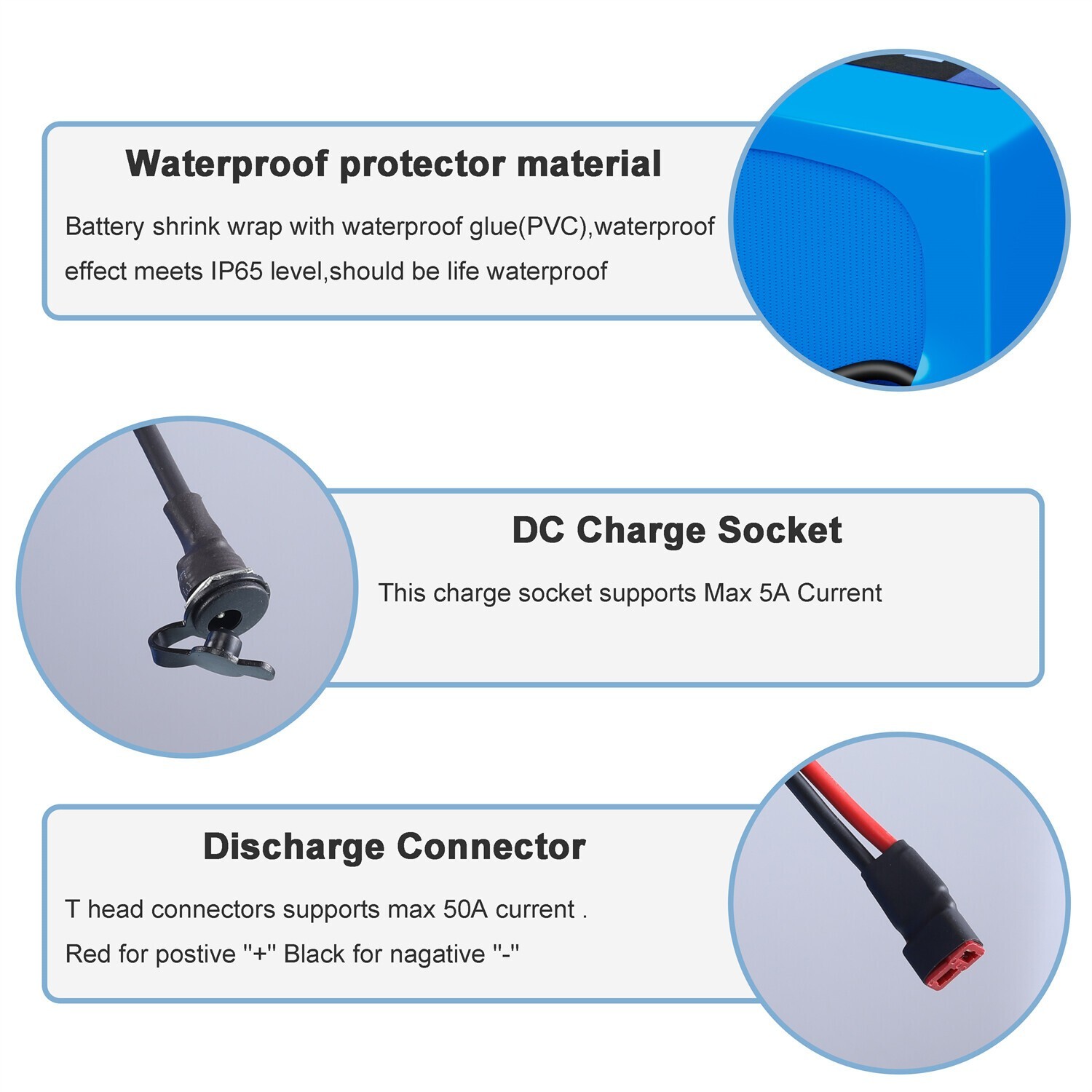 48V 36V 8Ah 10Ah 14Ah 20Ah Ebike Lithium Battery for Electric Bicycle Scooters