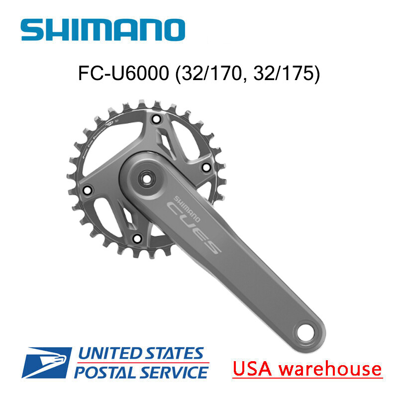 SHIMANO CUES FC-U6000 2-Piece 9 10 11 Speed Crankset 32/42T 170/175mm OE