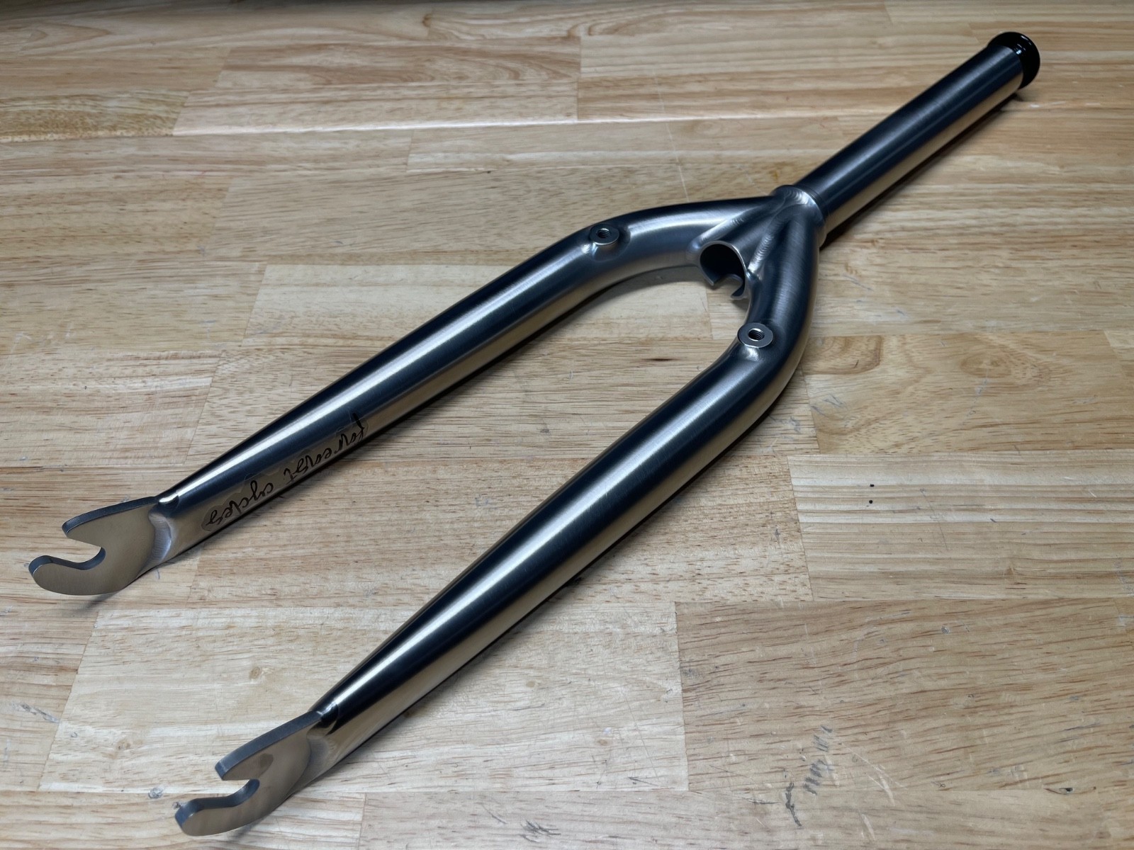 FAR EAST CYCLES FEC TITANIUM TURBO BMX FLATLAND FORK 10MM Removable Brake Mounts