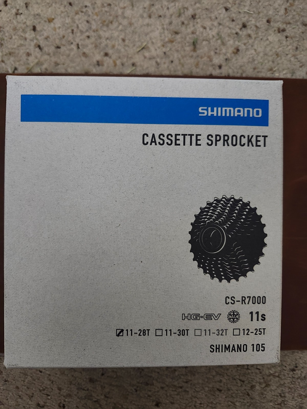 SHIMANO CASSETTE SPROCKET CS-R7000 BRAND NEW MADE IN JAPAN.