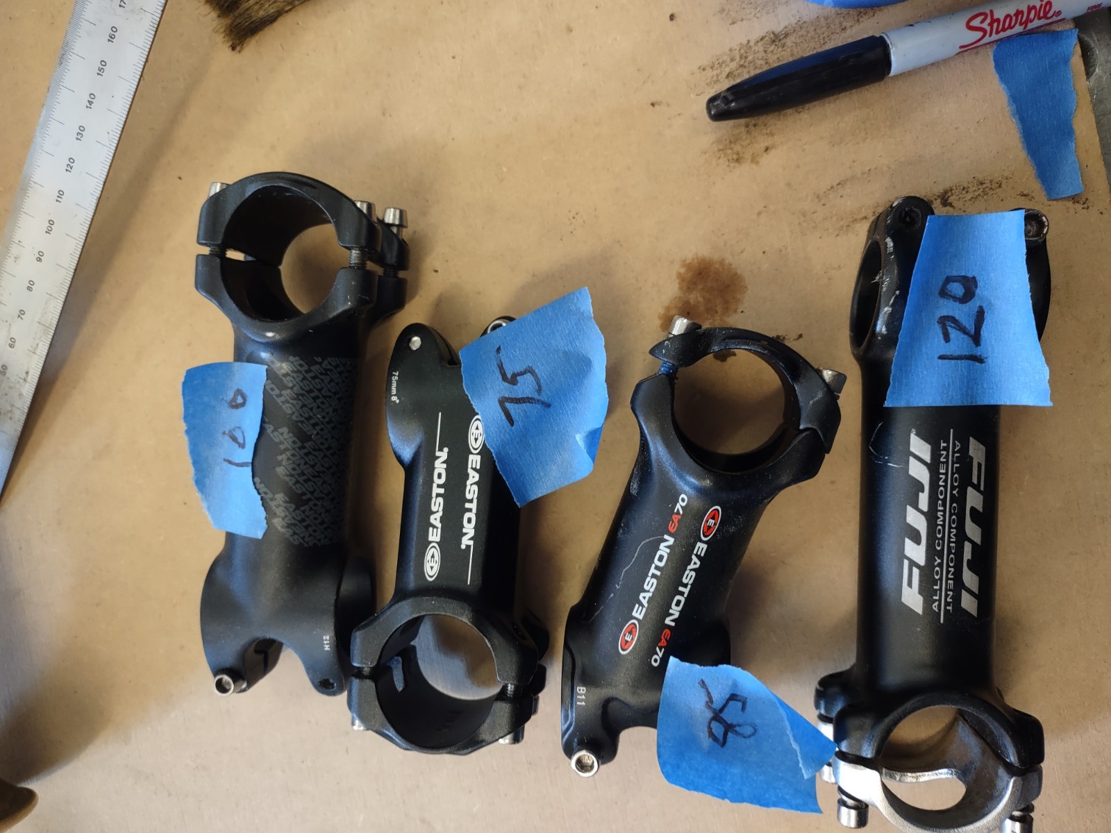 Easton EA70 bicycle Mixed Lot Fuji Stems
