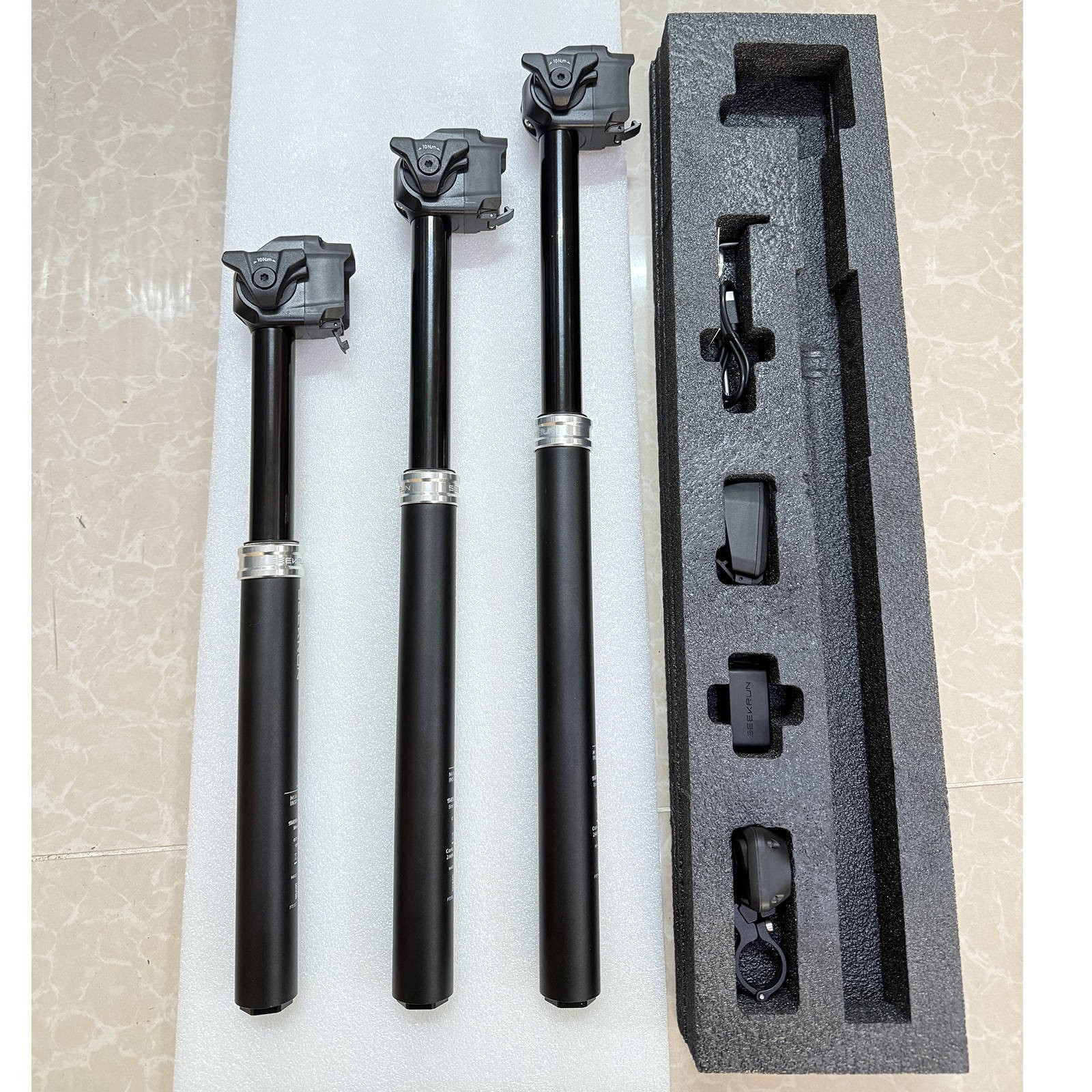 SEEKRUN S7 Wireless Dropper Seatpost Bicycle Bluetooth Seat Post 120/150/175mm