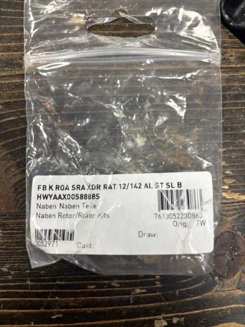 New! DT Swiss XDR Ratchet 12x142mm Freehub Body Road Bike Aluminum Black