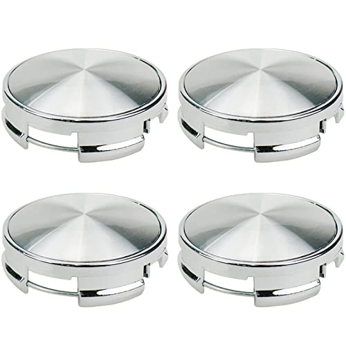 Wheel Center Caps,62mm Rim Hub Center Covers Outer 62 mm, Inner 63 mm Silver