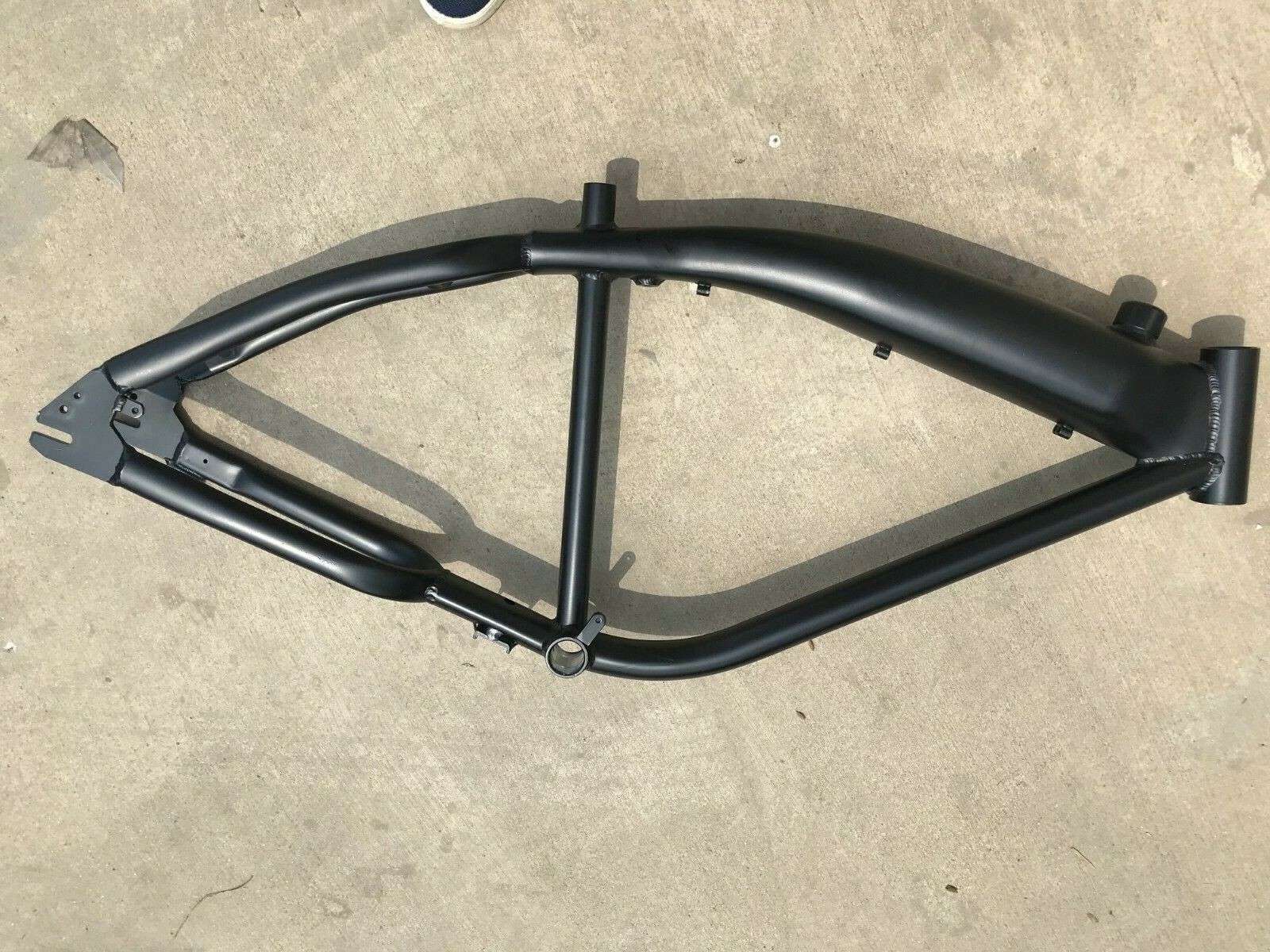 CDH 3.4L Black Gas Tank Frame & 36T Wide Crank & Bike Fork-Gas Motorized Bicycle