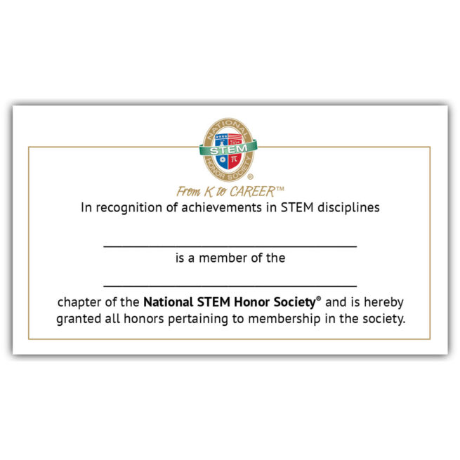 NSTEM member card front