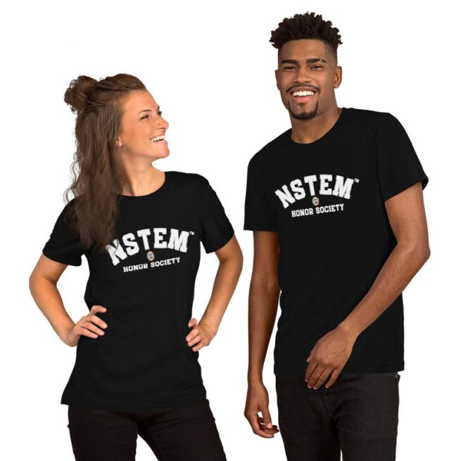 nstem varsity black shirt