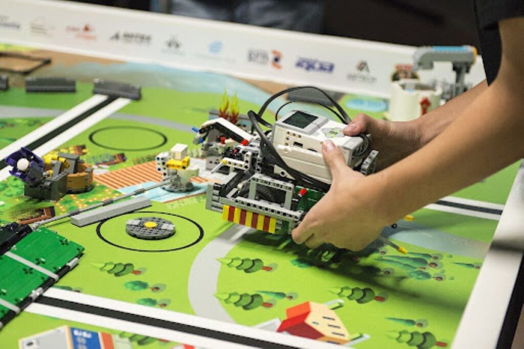 Robotics competitions for middle school.