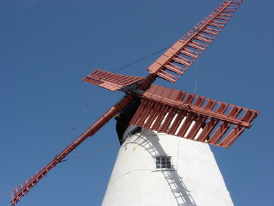 Blue sky and Windmill