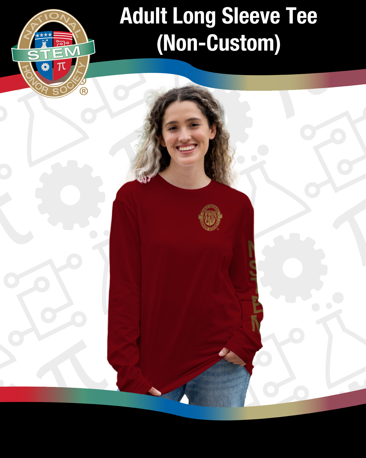 Adult Unisex Jersey Long Sleeve Tee